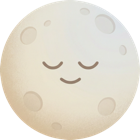 Sleepy moon
